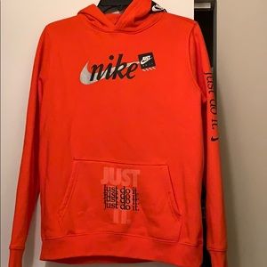 Just do it Orange hoodie